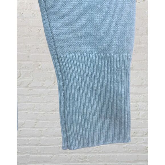 Halogen Cashmere Sweater Petite XS Blue Crew Neck Long Sleeve - Picture 11 of 15